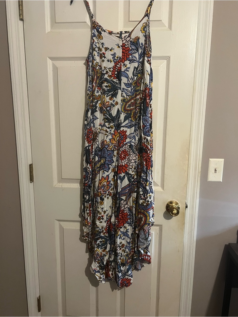 MSK Jumpsuit with Multicolor Floral Print